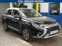 USED 2020 20 MITSUBISHI OUTLANDER 2.0 EXCEED 5d 148 BHP 7 SEATS SAT NAV LEATHER CAMERA 1 OWNER MITSUBISHI WARRANTY TILL JUNE 2025