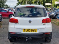 USED 2013 63 VOLKSWAGEN TIGUAN 2.0 MATCH TDI BLUEMOTION TECH 4MOTION DSG 5d AUTO 139 BHP BLUETOOTH +  PARK ASSIST  +  AUX +  SAT NAV +  CLIMATE CONTROL +  CRUISE CONTROL +  START STOP +  DAB RADIO +