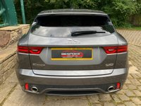 USED 2020 70 JAGUAR E-PACE 2.0 CHEQUERED FLAG 5d 178 BHP 2020/70reg JAGUAR E-PACE R-DYNAMIC 2.0 DIESEL 'CHEQUERED FLAG EDITION' - CORRIS GREY METALLIC - FULL BLACK LEATHER INTERIOR - PANORAMIC GLASS ROOF - 1 PRIVATE OWNER - AUTOMATIC PADDLE-SHIFT GEARBOX - COST NEW IN EXCESS OF &pound;45,000.00