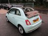USED 2016 16 FIAT 500C 1.2 CONVERTIBLE LOUNGE 3d 69 BHP NEW SHAPE Only &pound;20 Road Tax! Low Mileage Convertible, Excellent Service History + Just Serviced, One Previous Owner, MOT until December 2024, Great fuel economy!