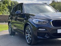 USED 2018 18 BMW X3 xDrive 30d (265) M Sport 5dr Step Automatic Euro 6 (M Sport Plus Pack, Heads Up Display, Pro Media Navigation, Harman Kardon Sound Upgrade, Comfort Package) NATIONWIDE DELIVERY - RESERVE ONLINE TODAY