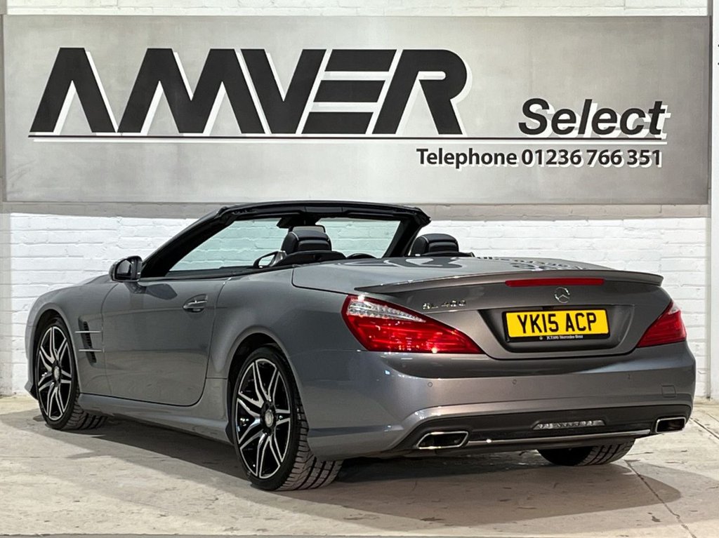 USED 2015 15 MERCEDES-BENZ SL 3.0 SL400 AMG SPORT 2d 329 BHP 
