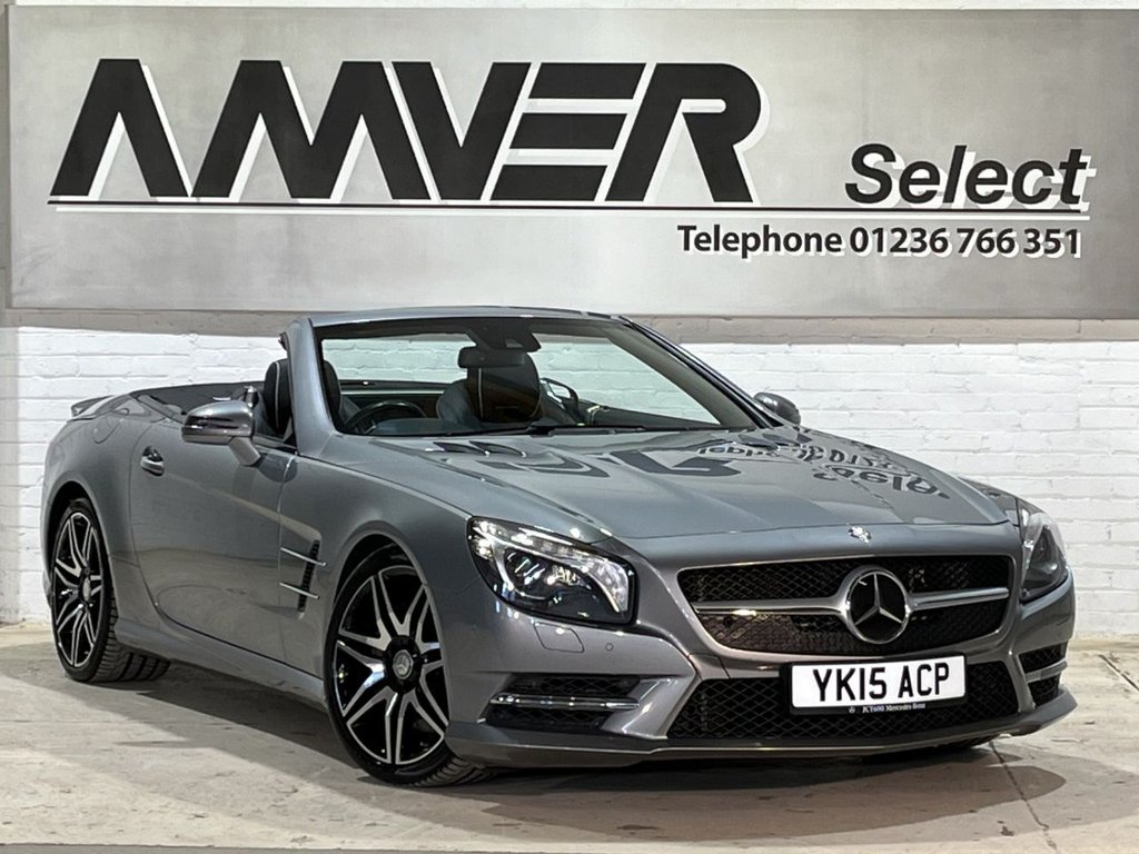 USED 2015 15 MERCEDES-BENZ SL 3.0 SL400 AMG SPORT 2d 329 BHP 