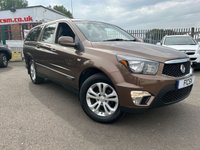 USED 2015 65 SSANGYONG KORANDO SPORTS 2.0 EX 153 BHP A FANTASTIC VALUE PICK-UP THAT IS LOADED WITH EXTRAS AND HAS LOW MILEAGE+NO VAT+ULEZ COMPLIANT+REAR HARD TOP CANOPY+REAR LOAD LINER+TOW BAR+PARK ASSIST+ALLOY WHEELS+AIR CONDITIONING+AUTOMATIC TRANSMISSION+NO VAT+1 FULL YEARS MOT PRIOR TO COLLECTION+FINANCE AND EXTENDED WARRANTY AVAILABLE ON THIS USED VEHICLE!!!!!!