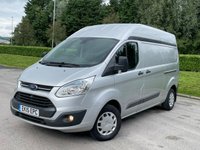 USED 2015 15 FORD TRANSIT CUSTOM 2.2 290 TREND LR P/V 99 BHP GENUINE LOW MILES ** NO VAT **