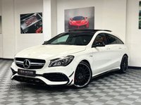 USED 2017 17 MERCEDES-BENZ CLA 2.0 AMG CLA 45 4MATIC 5d 375 BHP PAN ROOF / SPORTS EXHAUST