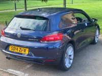 USED 2014 14 VOLKSWAGEN SCIROCCO 2.0 TDI GT BLUEMOTION TECHNOLOGY 2d 140 BHP * SATNAV *   LEATHER