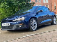 USED 2014 14 VOLKSWAGEN SCIROCCO 2.0 TDI GT BLUEMOTION TECHNOLOGY 2d 140 BHP * SATNAV *   LEATHER