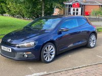 USED 2014 14 VOLKSWAGEN SCIROCCO 2.0 TDI GT BLUEMOTION TECHNOLOGY 2d 140 BHP * SATNAV *   LEATHER
