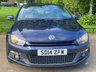 USED 2014 14 VOLKSWAGEN SCIROCCO 2.0 TDI GT BLUEMOTION TECHNOLOGY 2d 140 BHP * SATNAV *   LEATHER
