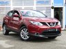 USED 2016 16 NISSAN QASHQAI 1.2 ACENTA DIG-T 5d 113 BHP Finished in MAGNETIC RED METALLIC with contrasting DARK GREY SEATS. The Qashqai is one of the best selling SUV's around at the moment. This facelifted edition is comfy, easy to drive and has enough space for 5 adults. Features include, Power Folding Door mirrors, Cruise Control, Low Miles, B/Tooth, Alloys, Front Fogs and much more. Bristol Street Nissan Dealer Serviced at 12362 miles, 21987 miles, 34932 miles, 45800 miles and at 63645 miles (Inc New Timing Chain).