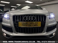 USED 2014 14 AUDI Q7 3.0 TDI QUATTRO S LINE PLUS 5d 245 BHP UK DELIVERY FLAT FEE &pound;175 (SUBJECT TO DEAL) *OVER 100 IMAGES ON OUR WEBSITE*BESPOKE FINANCE ARRANGED*PART EXCHANGE WELCOME*ALL VEHICLES HPI CLEAR