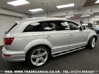 USED 2014 14 AUDI Q7 3.0 TDI QUATTRO S LINE PLUS 5d 245 BHP UK DELIVERY FLAT FEE &pound;175 (SUBJECT TO DEAL) *OVER 100 IMAGES ON OUR WEBSITE*BESPOKE FINANCE ARRANGED*PART EXCHANGE WELCOME*ALL VEHICLES HPI CLEAR
