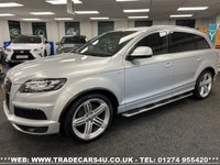 USED 2014 14 AUDI Q7 3.0 TDI QUATTRO S LINE PLUS 5d 245 BHP UK DELIVERY FLAT FEE &pound;175 (SUBJECT TO DEAL) *OVER 100 IMAGES ON OUR WEBSITE*BESPOKE FINANCE ARRANGED*PART EXCHANGE WELCOME*ALL VEHICLES HPI CLEAR