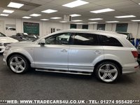 USED 2014 14 AUDI Q7 3.0 TDI QUATTRO S LINE PLUS 5d 245 BHP UK DELIVERY FLAT FEE &pound;175 (SUBJECT TO DEAL) *OVER 100 IMAGES ON OUR WEBSITE*BESPOKE FINANCE ARRANGED*PART EXCHANGE WELCOME*ALL VEHICLES HPI CLEAR