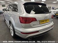 USED 2014 14 AUDI Q7 3.0 TDI QUATTRO S LINE PLUS 5d 245 BHP UK DELIVERY FLAT FEE &pound;175 (SUBJECT TO DEAL) *OVER 100 IMAGES ON OUR WEBSITE*BESPOKE FINANCE ARRANGED*PART EXCHANGE WELCOME*ALL VEHICLES HPI CLEAR