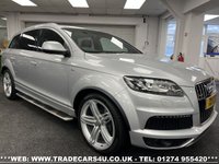 USED 2014 14 AUDI Q7 3.0 TDI QUATTRO S LINE PLUS 5d 245 BHP UK DELIVERY FLAT FEE &pound;175 (SUBJECT TO DEAL) *OVER 100 IMAGES ON OUR WEBSITE*BESPOKE FINANCE ARRANGED*PART EXCHANGE WELCOME*ALL VEHICLES HPI CLEAR
