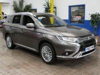 USED 2019 69 MITSUBISHI OUTLANDER 2.4 PHEV DYNAMIC 5d 222 BHP APP SAT NAV REAR VIEW CAMERA 1 OWNER MITSUBISHI WARRANTY TILL OCT 2024