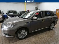 USED 2019 69 MITSUBISHI OUTLANDER 2.4 PHEV DYNAMIC 5d 222 BHP APP SAT NAV REAR VIEW CAMERA 1 OWNER MITSUBISHI WARRANTY TILL OCT 2024