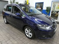 USED 2019 19 SEAT ALHAMBRA 2.0 TDI XCELLENCE DSG 5d 148 BHP TOP OF THE RANGE SAT NAV HEATED LEATHER PANORAMIC SUNROOF PARKING SENSORS 1 OWNER 6 MONTHS GOLD WARRANTY