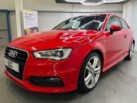 USED 2014 64 AUDI A3 1.6 TDI S line Hatchback 3dr Diesel Manual Euro 6 (s/s) (110 ps) &pound;4k Extras, Bluetooth, DAB