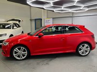 USED 2014 64 AUDI A3 1.6 TDI S line Hatchback 3dr Diesel Manual Euro 6 (s/s) (110 ps) &pound;4k Extras, Bluetooth, DAB