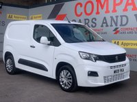 USED 2019 19 PEUGEOT PARTNER 1.6 BLUEHDI PROFESSIONAL L1 100 BHP ULEZ COMPLIANT!