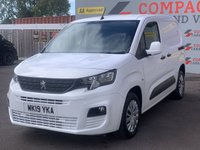 USED 2019 19 PEUGEOT PARTNER 1.6 BLUEHDI PROFESSIONAL L1 100 BHP ULEZ COMPLIANT!