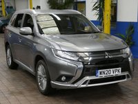 USED 2020 20 MITSUBISHI OUTLANDER 2.4 PHEV DYNAMIC 5d 222 BHP APP BASED SAT NAV REAR VIEW CAMERA HEATED LEATHER 1 OWNER MITSUBISHI WARRANTY TILL MARCH 2025