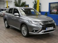 USED 2020 20 MITSUBISHI OUTLANDER 2.4 PHEV DYNAMIC 5d 222 BHP APP BASED SAT NAV REAR VIEW CAMERA HEATED LEATHER 1 OWNER MITSUBISHI WARRANTY TILL MARCH 2025