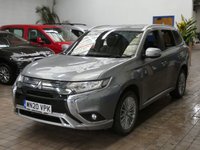 USED 2020 20 MITSUBISHI OUTLANDER 2.4 PHEV DYNAMIC 5d 222 BHP APP BASED SAT NAV REAR VIEW CAMERA HEATED LEATHER 1 OWNER MITSUBISHI WARRANTY TILL MARCH 2025