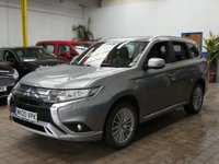 USED 2020 20 MITSUBISHI OUTLANDER 2.4 PHEV DYNAMIC 5d 222 BHP APP BASED SAT NAV REAR VIEW CAMERA HEATED LEATHER 1 OWNER MITSUBISHI WARRANTY TILL MARCH 2025