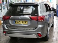 USED 2020 20 MITSUBISHI OUTLANDER 2.4 PHEV DYNAMIC 5d 222 BHP APP BASED SAT NAV REAR VIEW CAMERA HEATED LEATHER 1 OWNER MITSUBISHI WARRANTY TILL MARCH 2025
