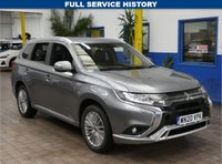 USED 2020 20 MITSUBISHI OUTLANDER 2.4 PHEV DYNAMIC 5d 222 BHP APP BASED SAT NAV REAR VIEW CAMERA HEATED LEATHER 1 OWNER MITSUBISHI WARRANTY TILL MARCH 2025