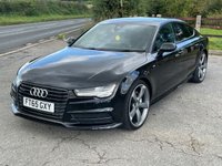 USED 2015 M AUDI A7 3.0 SPORTBACK TDI QUATTRO BLACK EDITION 5d 268 BHP STUNNING CAR - &pound;5970 FACTORY EXTRAS