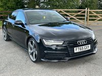 USED 2015 M AUDI A7 3.0 SPORTBACK TDI QUATTRO BLACK EDITION 5d 268 BHP STUNNING CAR - &pound;5970 FACTORY EXTRAS