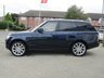 USED 2014 14 LAND ROVER RANGE ROVER 4.4 SDV8 VOGUE SE 5d 339 BHP Finished in LOIRE BLUE Metalic with contrasting EBONY HEATED(Front and Rear) LEATHER SEATS. This oustanding Top of the range Vogue SE trim was over &pound;100,000 new. Features include Sat Nav, Pan Roof, Electric Boot, Soft Close Doors, Deployable Tow Bar, Tinted Windows,  Heated Leather Seats, Digital TV Rear Camera and much more. Dealer serviced at 13466 miles, 27686 miles, 36198 miles, 42450 miles, 46758 miles, 61576 miles, 79351 miles, 92715 miles and at 102876 miles.
