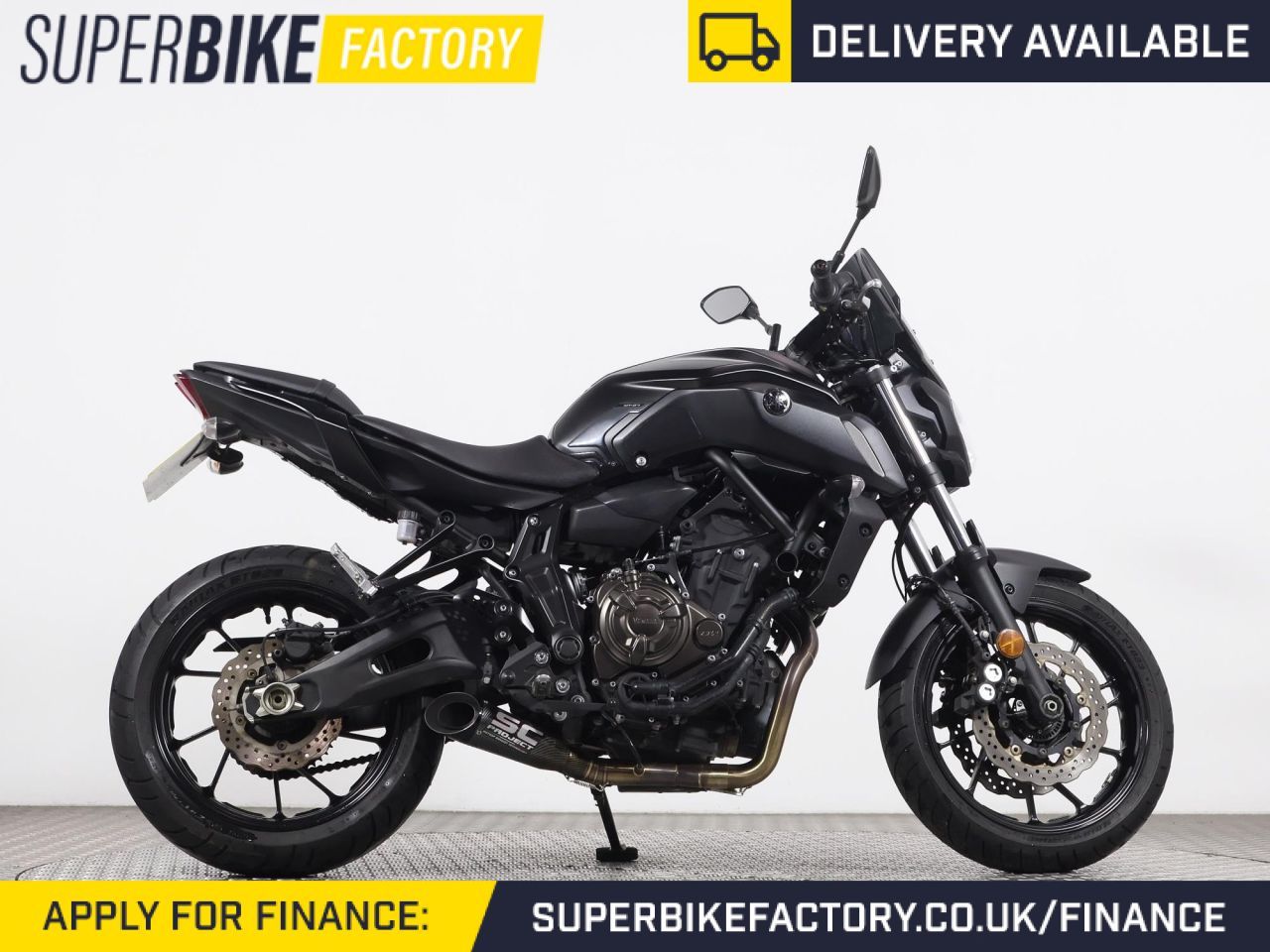 2019 YAMAHA MT-07 BLACK with 6200 miles - Used Motorbikes Dealer ...