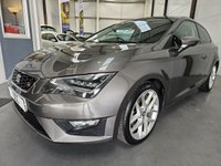 USED 2015 64 SEAT LEON  2.0 TDI CR FR Sport Coupe 3dr Diesel Manual Euro 5 (s/s) (184 ps) 10K Extras, Sat Nav, P.Sensors