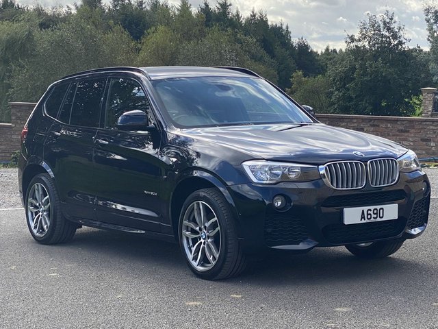 2015 15 BMW X3 xDrive30d (255) M Sport 5dr Steptronic Automatic Euro 6 (Widescreen Pro Media Navigation, Memory Heated Leather, Reverse Camera)