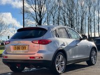 USED 2011 61 INFINITI EX 3.0 EX30D 5d 235 BHP 1 PREVIOUS KEEPER +  FRONT AND REAR PARKING SENSORS +  HEATED FRONT SEATS +  ELECTRIC SEATS ADJUSTMENT +  MEMORY SEATS +  2 WAY LUMBAR SUPPORT +  FULL LEATHER TRIM +  REVERSING CAMERA +  EAGLE EYE CAMERA VIEW +  ELECTRIC STEERING ADJUSTMENT +  CRUISE CONTROL +  BLUETOOTH +  SAT NAVIGATION +  SUNROOF +  DUAL ZONE CLIMATE CONTROL +  KEY LESS START +  PRIVACY GLASS +  19 INCH ALLOY WHEELS +
