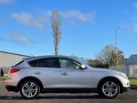USED 2011 61 INFINITI EX 3.0 EX30D 5d 235 BHP 1 PREVIOUS KEEPER +  FRONT AND REAR PARKING SENSORS +  HEATED FRONT SEATS +  ELECTRIC SEATS ADJUSTMENT +  MEMORY SEATS +  2 WAY LUMBAR SUPPORT +  FULL LEATHER TRIM +  REVERSING CAMERA +  EAGLE EYE CAMERA VIEW +  ELECTRIC STEERING ADJUSTMENT +  CRUISE CONTROL +  BLUETOOTH +  SAT NAVIGATION +  SUNROOF +  DUAL ZONE CLIMATE CONTROL +  KEY LESS START +  PRIVACY GLASS +  19 INCH ALLOY WHEELS +