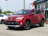 USED 2015 15 TOYOTA RAV4 2.0 VVT-I INVINCIBLE 5d 151 BHP Finished in VERMILLION RED with Heated  Leather trim. This Rav4 is a roomy family car with a spacious and well laid out interior. It also has plenty of high spec and with its adjustable rear seats makes it very versitile. Features include DAB Radio, B/Tooth, Power rear Boot, Rear View Camera,18" Alloys, Front and rear parking sensors, and much more. Dealer serviced at 3805 miles, 7703 miles, 17540 miles, 20900 miles and at 23802 miles.