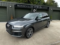 USED 2018 18 AUDI Q7 3.0 TDI QUATTRO BLACK EDITION 5d 269 BHP F/A/S/H, Pan Roof, Huge Spec!