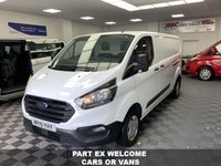 USED 2019 19 FORD TRANSIT CUSTOM 2.0 300 BASE L2 H1 LWB 105 BHP 6 MONTH WARRANTY EURO 6 ENGINE 1 OWNER EURO 6 12 MONTHS MOT & 6 MONTHS WARRANTY