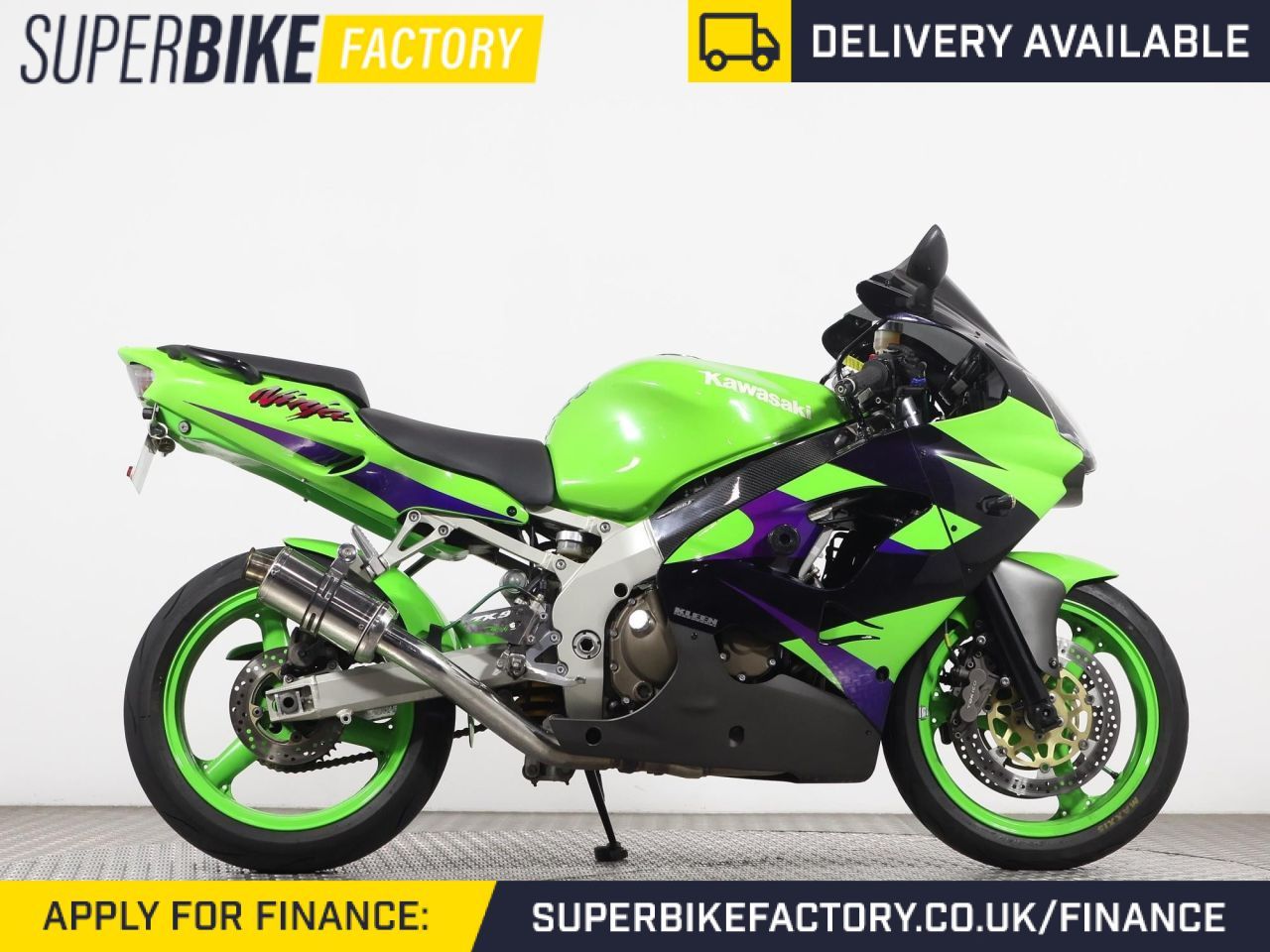 2002 KAWASAKI ZX-9R GREEN with 17400 miles - Used Motorbikes