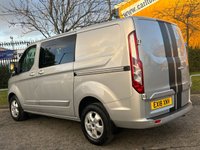 USED 2018 18 FORD TRANSIT CUSTOM 310 TDCi 130 LIMITED L1 H1 DOUBLE CAB 6 SEATER FWD 6 SEATER CREW CAB
