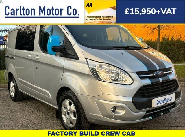 2018 18 Ford Transit Custom 310 TDCi 130 LIMITED L1 H1 DOUBLE CAB 6 SEATER FWD