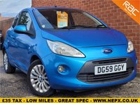 USED 2009 59 FORD KA 1.2 ZETEC 3d 69 BHP 