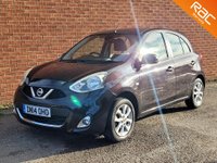 USED 2014 14 NISSAN MICRA 1.2 ACENTA 5d 79 BHP RAC WARRANTY - FULL FRESH 12 MONTHS MOT